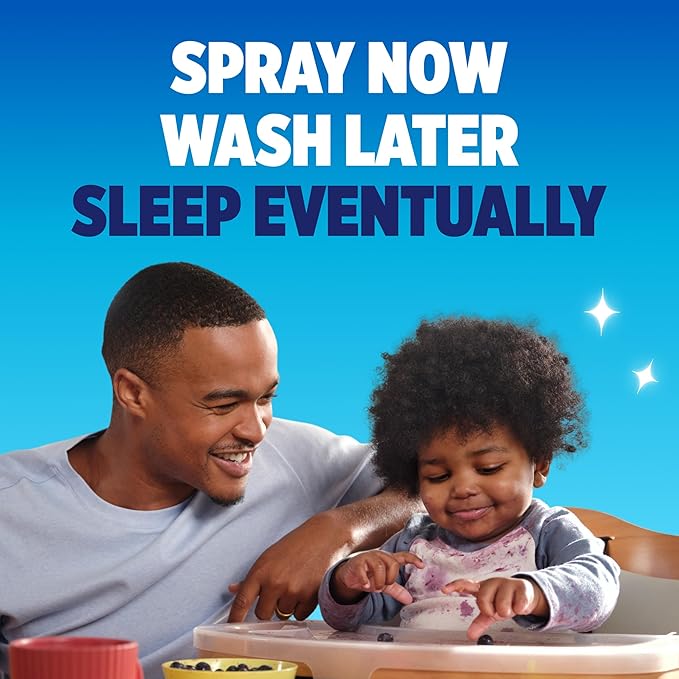OxiClean Max Force Laundry Stain Remover Spray, Newborn & Baby Essentials, Travel & On-The-Go Stain Treater, 2 fl oz, 2PK