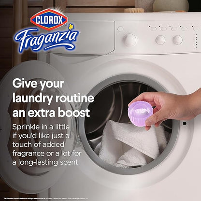 Clorox Fraganzia Laundry Scent Booster Crystals, In-Wash Fragrance Beads for Fresh-Smelling Clothes & Linens, Safe for All Fabrics & Colors, Lavender with Eucalyptus, 36 Oz - 6 Pack