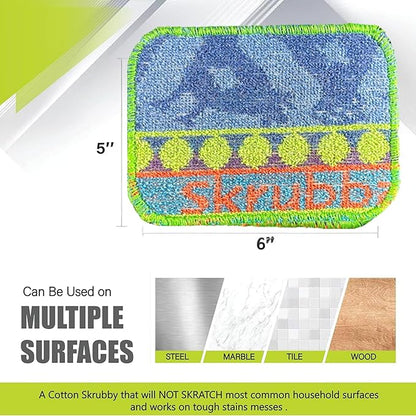 Wet-It Skrubba Non-Scratch Scouring Pad – European Scrubby Sponge for Kitchen Cleaning, Pots, Pans, Glass & Cookware – Durable Reusable Pad with Fun Chicken Design