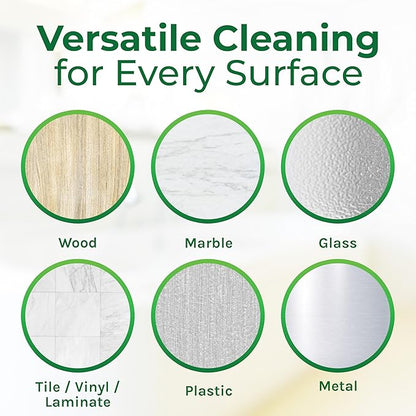 Hygea Natural Cleaning Supplies Kit All Purpose Cleaners, Citrus Degreaser, Floor and Tile Cleaner, Window, Glass and Mirror Cleaner- No Harsh Chemicals, Family safe - 4 Pack 24 oz Sprays