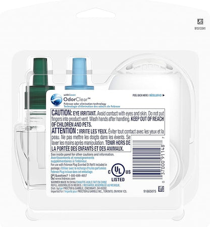 Febreze Unstopables Fresh Pluggable Scented Oil Refill with Warmer Air Freshener (1 Count, 0.87 Oz)