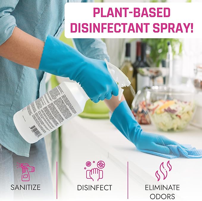 LUCAS-CIDE Ready To Use All Purpose Cleaner - Home Essentials Cleaning Supplies For Everyday Hygiene - Fresh Citrus Scented Disinfecting Spray Bathroom Cleaner, Glass Cleaner, Floor Cleaner, etc.