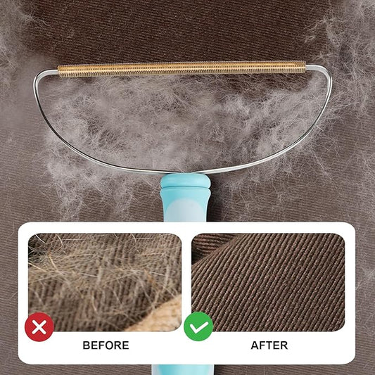 Pet Hair Removal Tool, Dog Cat Deep Cleaning Fur Removers, Lint Cleaner Pro, Portable Scraper Rake Carpet Hairball Shaver Brush for Clothes, Couch, Blanket, Car Mat, Pet Bed, Towels Rugs