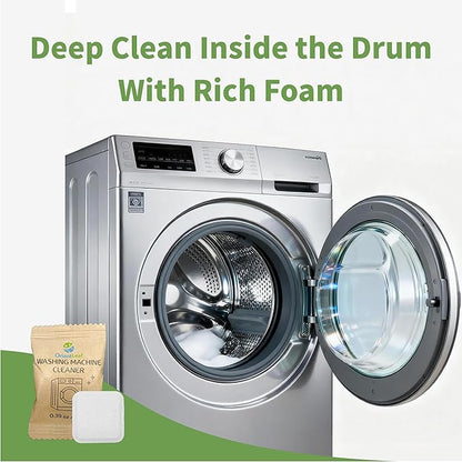 Washing Machine Cleaner Tablets 24 Pack, Washer Machine Cleaner Tablets For HE Front Loader & Top Load Washer