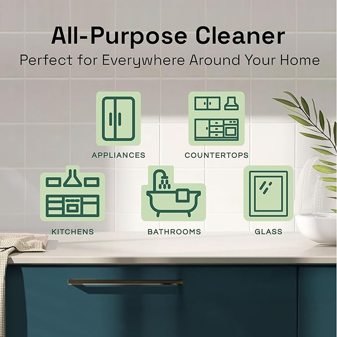 Clean Republic All-Purpose Cleaner, Daily Use Cleaning Spray for Kitchens, Bathrooms, and More (F-Style Gallon (Pack of 1))