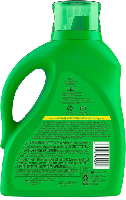 Gain Liquid Laundry Detergent, Now with Odor Defense, Original Scent, 88 fl oz, 61 Loads (Packaging May Vary)