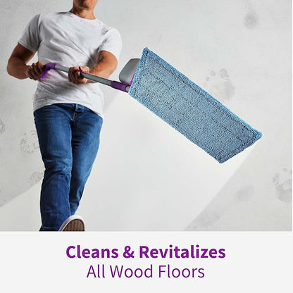 Rejuvenate Wood Floor Cleaner Refill, 1 Gallon, Cleans and Protects All Sealed Hardwood Floors and Dries Fast for a Streak-Free Clean, 2 Pack