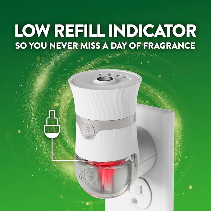 AIR WICK® Plug In Scented Oil Air Freshener Refill Mixed Pack - 4 Count Oil Refills Spring LHR+CSP+PR+SP 4 ct., Essential Oils