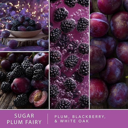 ScentSationals Sugar Plum Fairy Fragrance Oil Plug In Air Freshener Refills 3-Pack - Works with Scentsationals Wall Plugs, Long-Lasting Home Fragrance, 0.8 fl oz Each, Packaging May Vary