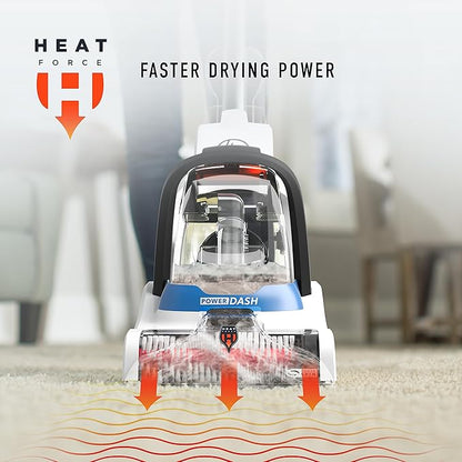 Hoover PowerDash Pet Compact Carpet Cleaner Machine, Lightweight Carpet Shampooer Machine, Pair with a Hoover Carpet Cleaner Solution for a Bright, Refreshed Home