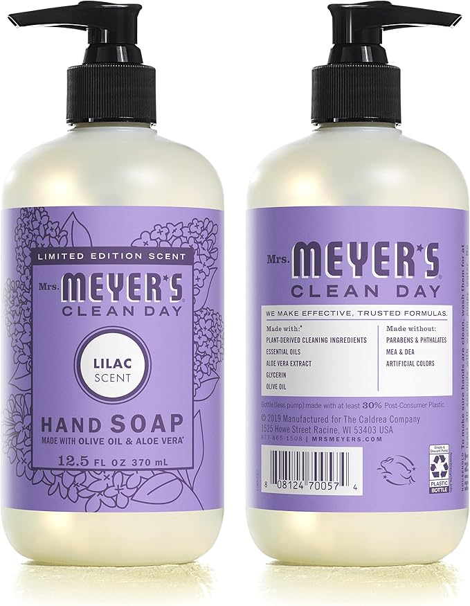 Mrs. MEYER'S Clean Day Limited Edition Lilac Scent Kitchen Basics Set