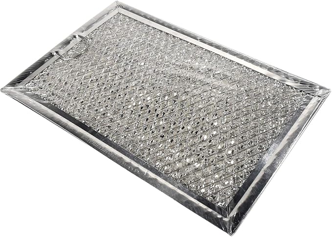HQRP 4-Pack Microwave Oven Hood Aluminum Mesh Grease Filter compatible with GE WB06X10654 AP3883320 PS1018833 G-5012 Replacement fits GEHCSA1201RSS01 JVM1490BD003 ZSA1201RSS01