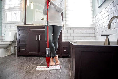 O-Cedar ProMist MAX Spray Mop, PMM with 3 Extra Refills, Red