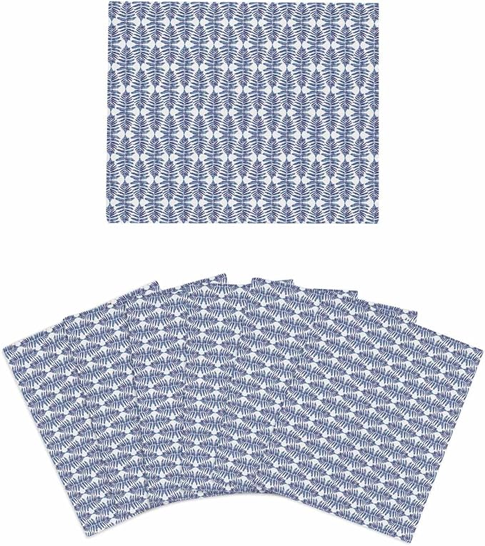 6 Pack Abstract Gradient Kitchen Dish Cloths, Leaves Texture Dishcloths for Kitchen, Reusable Paper Towels, Super Absorbent Quick Drying Washcloths Cleaning Wipes, 6x5 inch