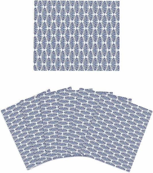 6 Pack Abstract Gradient Kitchen Dish Cloths, Leaves Texture Dishcloths for Kitchen, Reusable Paper Towels, Super Absorbent Quick Drying Washcloths Cleaning Wipes, 8x7 inch