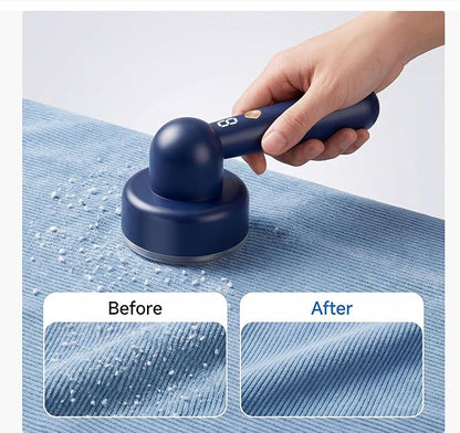 DBC Fabric Shaver & Lint Remover for Clothes, Sweaters & Furniture - 6-Leaf Blade, 3 Speeds, 2H Runtime, Portable Design Perfect for Travel, Includes 2 Extra Blades