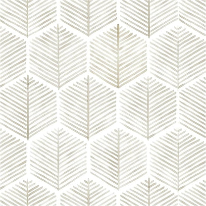 Modern Peel and Stick Wallpaper 17.3''×591'' Self Adhesive Wallpaper Boho Contact Paper Beige and White Geometric Wall Paper Removable Decorative Wallpapers for Bedroom Bathroom Cabinets Decor Vinyl