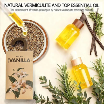 12 Packs Vanilla Potpourri Scented Sachets for Drawers and Closets，【Deodorizer for Stagnant Air】Odor Eliminator，hanging Paper Air Fresheners for Clothes Long Lasting