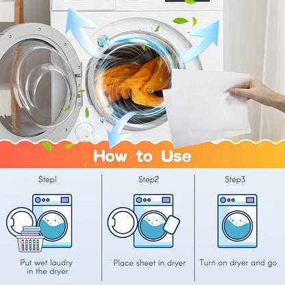 Pet Hair Remover for Laundry, Lint Dryer Sheets, 3 X Pet Hair Fighters, Reduces Static, Adds Softness(Scented,200 Count)