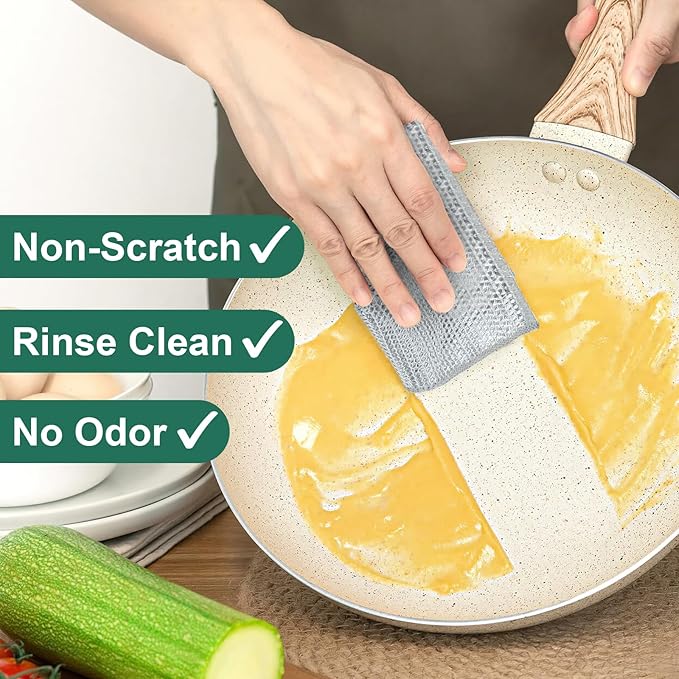 Non Scratch Wire Dishcloth, 40 Pack