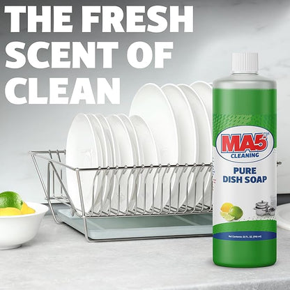MA5X CLEANING Pure Liquid Dish Soap, 32oz