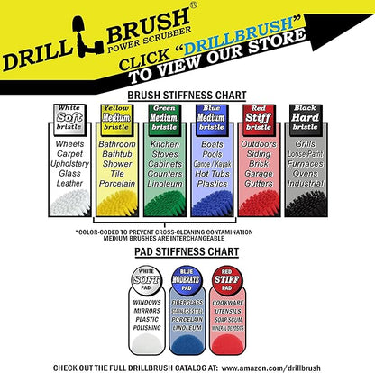 Heavy Duty Nylon Bristle Brush Cleaning Supplies with All Purpose Cleaner Paste, Lemon Lime Scented - Ideal for Deck, Patio, Home Siding, Outdoor Tile, Garage, Stainless Steel - Masonry Scrub Brush