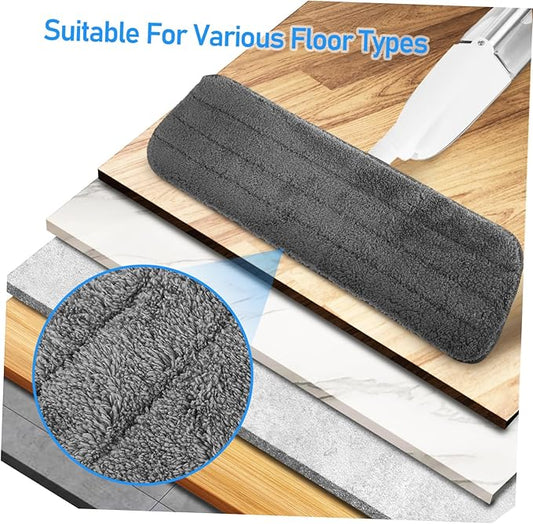 Rotatable Spray Mop with Refillable Bottle Replacement Pads Versatile Wet Mop for Hardwood Tile and Marble Floors Easy Cleaning for Hard to Reach Areas