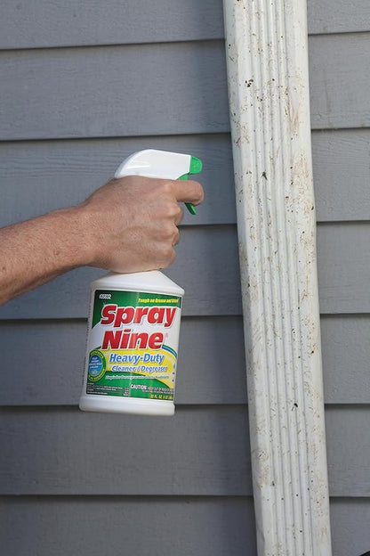 Spray Nine 26801 Heavy Duty Cleaner, Degreaser & Disinfectant for Home, Yard Equipment, Automotive & More - Refill for Spray Bottle 1 Gallon (Pack of 1)