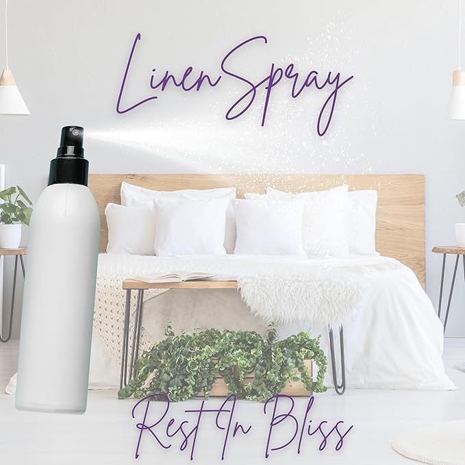 Fresh Sheets Linen Spray, 8 ounces - Eclectic Lady Sheet and Linen Spray - No Artificial Colors, Parabens, or Preservatives - Long-Lasting Scent for Bed, Fabric & Pillow