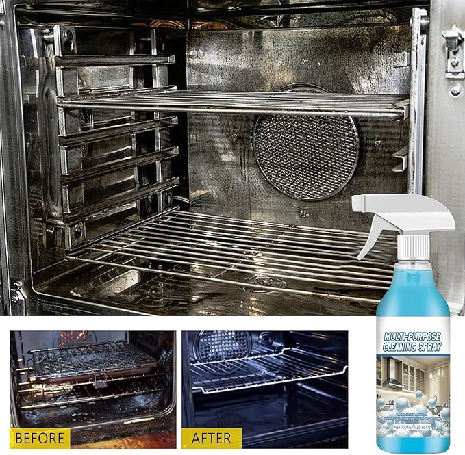 2PC Spray Splash Cleaner, 2026 New Multi-Purpose Handheld Degreaser, Upgraded Foam spray for Ovens, Easy to Use Grime Remover for Household Cleaning, Convenient Handheld Cleaner for Home Family