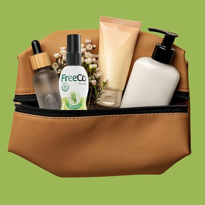 Freeco Before-you-go Toilet Spray | Stops odour Before it Begins with Essential Oils | Ideal for Home, Office, Public Spaces & Travel | 2 fl oz (1 Bottle), Original Citrus Scent