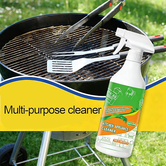 2026 New Electrolyzed Ion Kitchen Cleaner,Kitchen Appliance Cleaner,Oven Cleaner Heavy Duty For Kitchen Appliances, Household, Oven, Range Hood,Stove, Range Hood (2pcs)