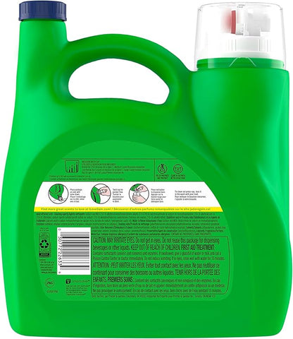 Gain Liquid Laundry Detergent, Now with Odor Defense, Moonlight Breeze Scent, 132 fl oz, 100 Loads (Packaging May Vary)