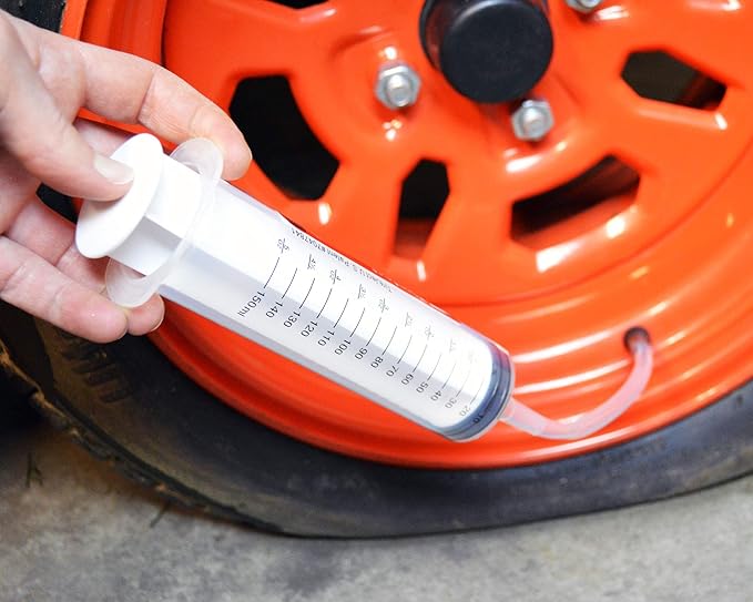 TireJect Off-Road 5-in-1 Flat Tire Protection Kit with Sealant Injector (30oz Golf Cart Kit)