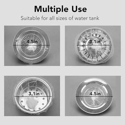 250 PCS Kitchen Sink Strainer Mesh Bag Suitable for Various Sizes of Sink Strainers, Disposable Sink Net Strainer Filter Bags for Sink Drain for Collecting Kitchen Food Waste Leftover Garbage