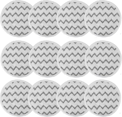 Sgizoku 3897A Steam Mop Pads for Bissell SpinWave SmartSteam Scrubbing Steam Mop - Replacement Rotating Mop Head Fit 3897A 3712 3712W, Model No 1641112 (12Pack
