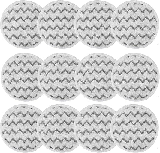 Sgizoku 3897A Steam Mop Pads for Bissell SpinWave SmartSteam Scrubbing Steam Mop - Replacement Rotating Mop Head Fit 3897A 3712 3712W, Model No 1641112 (12Pack