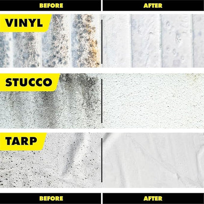 STAR BRITE Mold Stain & Mildew Stain Remover + Surface Cleaner with BUFFERED-BLEACH TECHNOLOGY, 22 Fl Oz