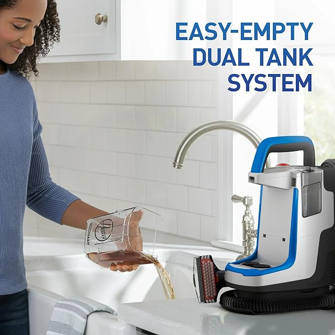 Hoover CleanSlate XL Deep Cleaning Carpet + Upholstery Spot Cleaner Machine with Specialized Tools, Permanent Stain Remover, Pair with Hoover Portable Spot Cleaner Solution