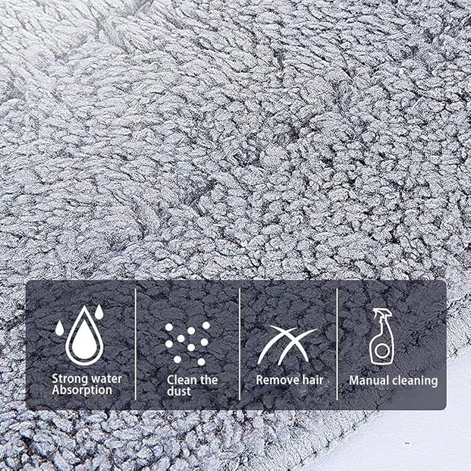 Mop Pads 32 inch Replacement 6 Pack Replacement Refills Washable Microfiber Pads Commercial Reusable Refill Fit for Most Flat Mop Frame