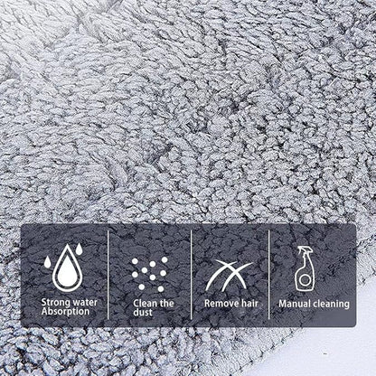 Mop Pads 32 inch Replacement 6 Pack Replacement Refills Washable Microfiber Pads Commercial Reusable Refill Fit for Most Flat Mop Frame