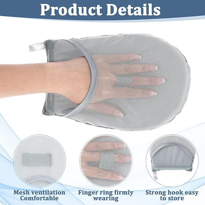 Steamer mitt Glove, Garment Steamer Ironing Glove with Finger Loop Anti Steam Gloves Board Heat Resistant Ironing Mitt for Handheld Garment Accessories for Clothes(Style B)