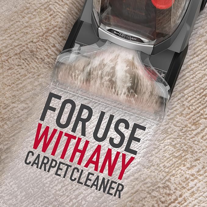 Hoover Prime Professional Carpet Cleaner Solution, 50 oz., Ocean Breeze Scent, Powerful Carpet Shampoo Solution, Remove Tough Stains from Carpet and Upholstery, Pair with Hoover Carpet Cleaner Machine