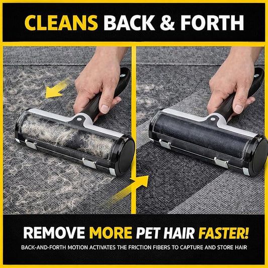 Pet Hair Remover Roller – Reusable Dog & Cat Hair Lint Roller for Couch, Carpet, Furniture, Rugs & Car Seats