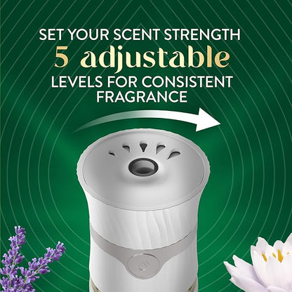 Air Wick Plug in Scented Oil Refill,Lavender & Waterlily,Air Freshener,Essential Oils,(Pack of 10)