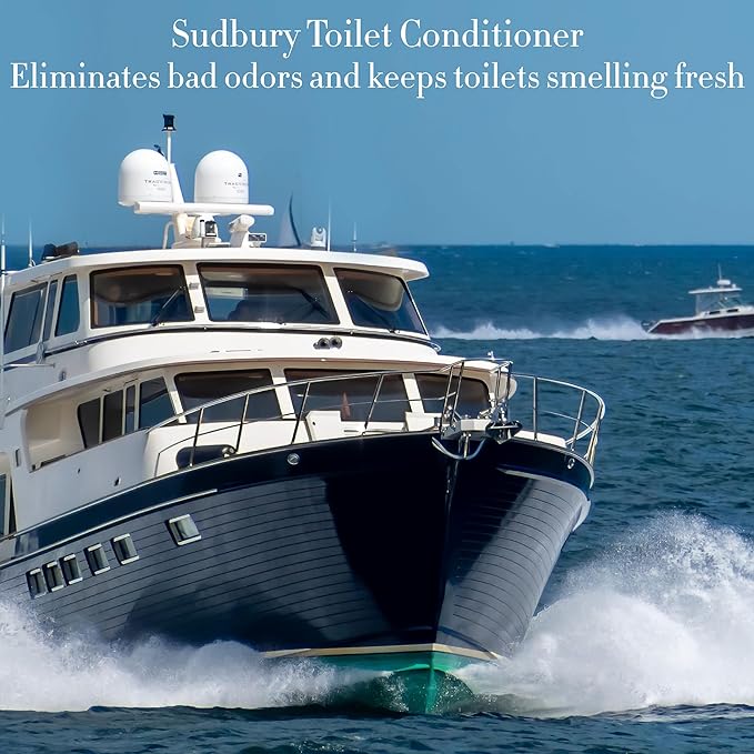 Sudbury Toilet Cleaner, Odor Eliminator for Marine Toilets, Essential Boat Accessories and Boat Cleaning Supplies, 32 oz.