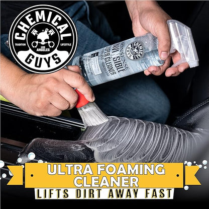 Chemical Guys Nonsense Colorless & Odorless All Surface Cleaner - Interior Cleaner, Safe for Vinyl, Rubber, Plastic, Carpet, and Upholstery, pH Balanced, Residue-Free, Unscented, 16 Fl Oz, Pack of 2