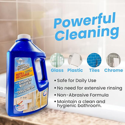SURF PRO Shower Glass Cleaner Buster Economic Refill (1.89L)
