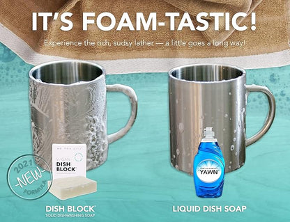 No Tox Life DISH BLOCK - Free of Dyes and Fragrance - Zero Waste Dish Soap