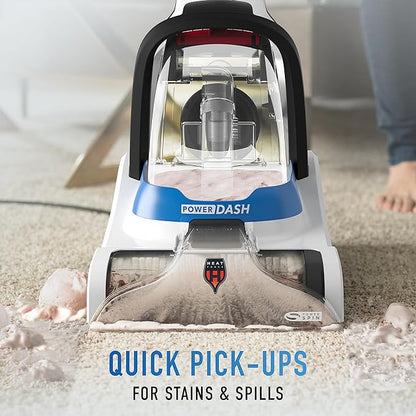 Hoover PowerDash Pet Compact Carpet Cleaner Machine, Lightweight Carpet Shampooer Machine, Pair with a Hoover Carpet Cleaner Solution for a Bright, Refreshed Home